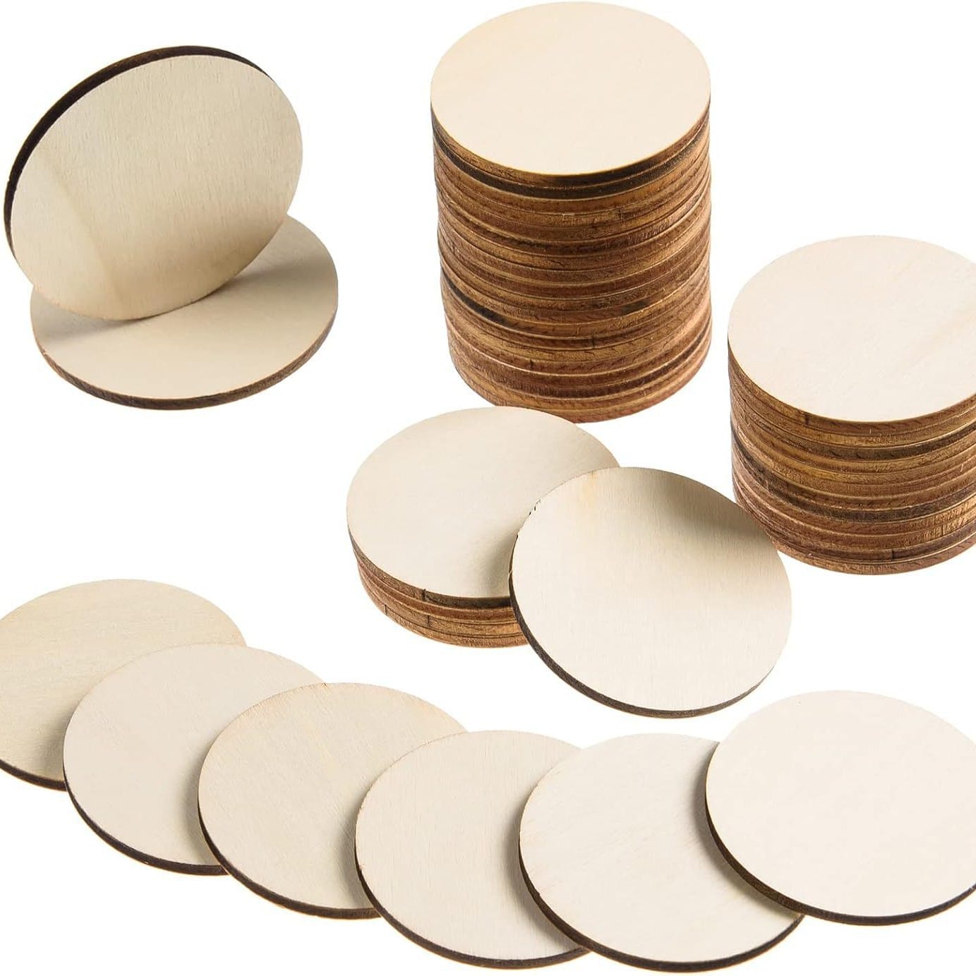 Spruce Rounds Wholesale Wooden Circles | Customizable Craft & Industrial Rounds