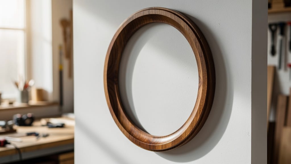 How To Make A Wooden Circle Frame Step By Step